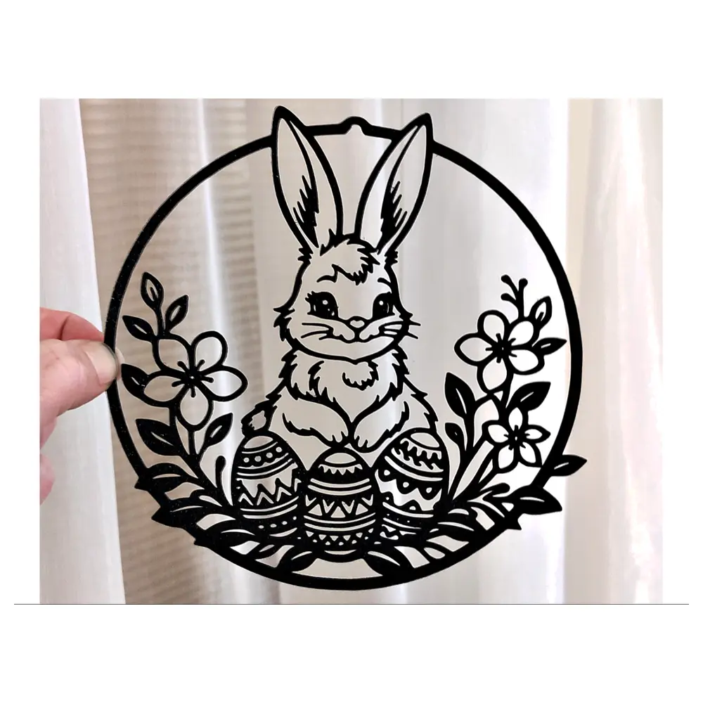 Easter 3D Decorations Rabbit Creative Display Figure Festive Decoration Rabbit Decor Easter Gifts Rabbit Decoration 3D Easter Decor
