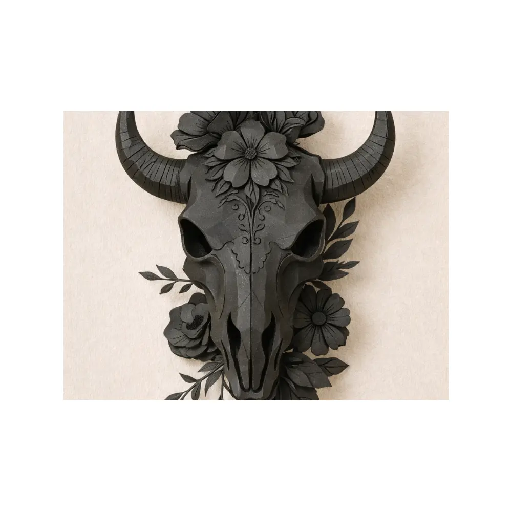 Water Buffalo Floral Vehicle Parts Universal Repair Parts Replacement Auto Parts Accessories Vehicle Parts