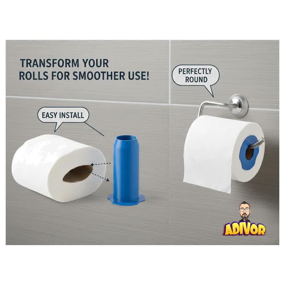 Paper Roll Organizer Smooth Rotating Adapter Roll Paper Feeder Paper Roll Former Roll Paper Accessories