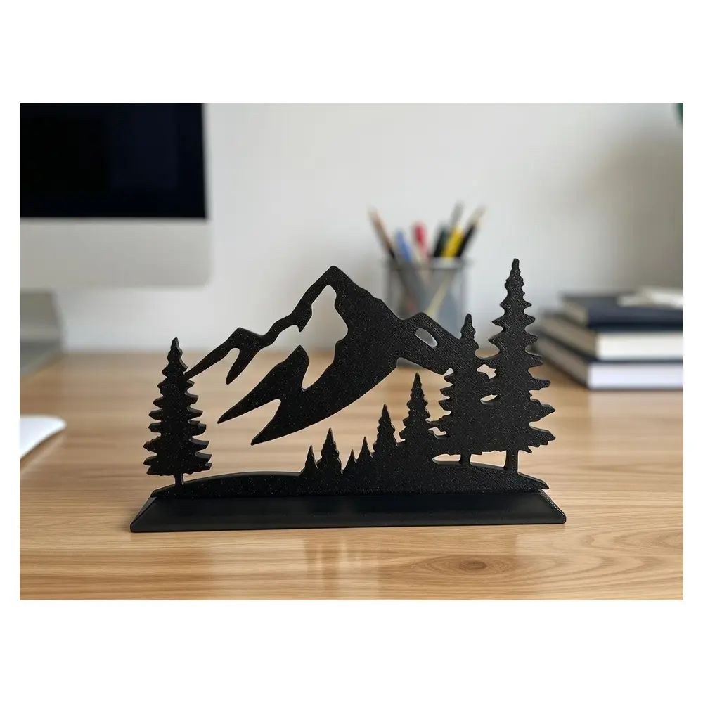 Mountain Pine Silhouette Decor Wall Art Tree Decoration Indoor D cor Wall Hanging Art Ornament