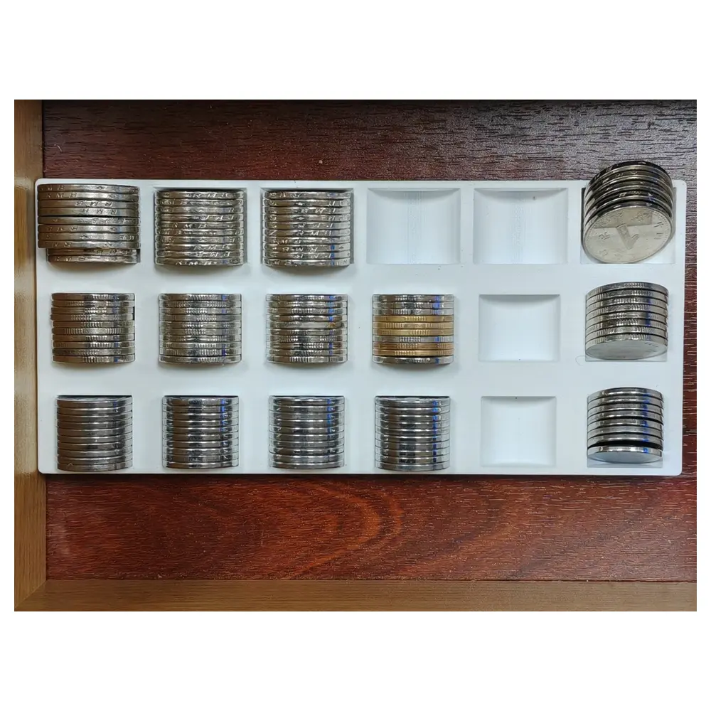 Coin Storage Box Cash Box Compatible with Yuan Coins Money Box Multi Functional Storage Wholesale