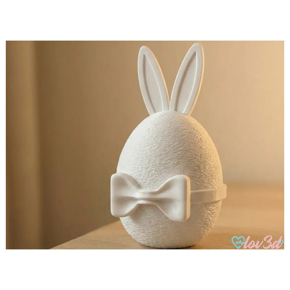 d Bunny Ear Earrings Festive Decoration Bow Ribbon Decorative Plush Simulation Gift
