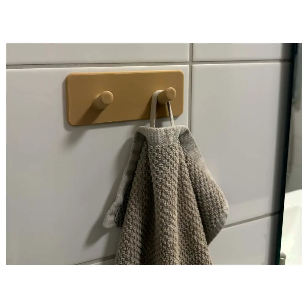 Towel Rack Hooks Bathroom Shelf Wall Mounted Hooks Storage Organizer