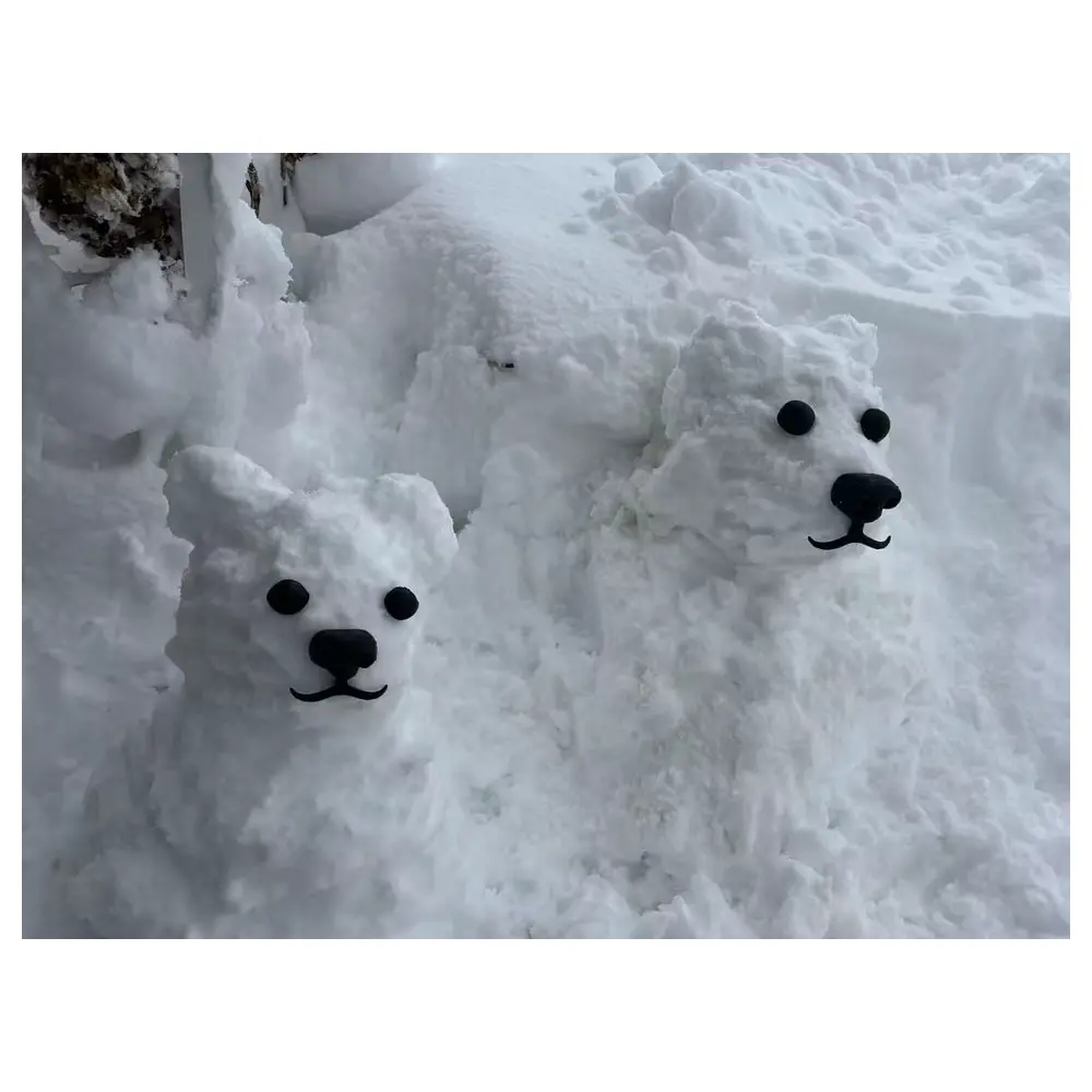 Polar Bear Snowman Accessories DIY Assembly Decoration Parts Craft Kits Creative Models