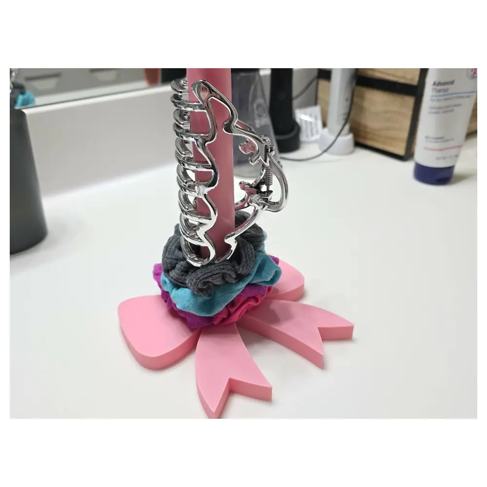 Hair Ribbon Bow Organizer Tool Detangling Easy Quick Fix Straighten Velvet Hair Accessories Repair