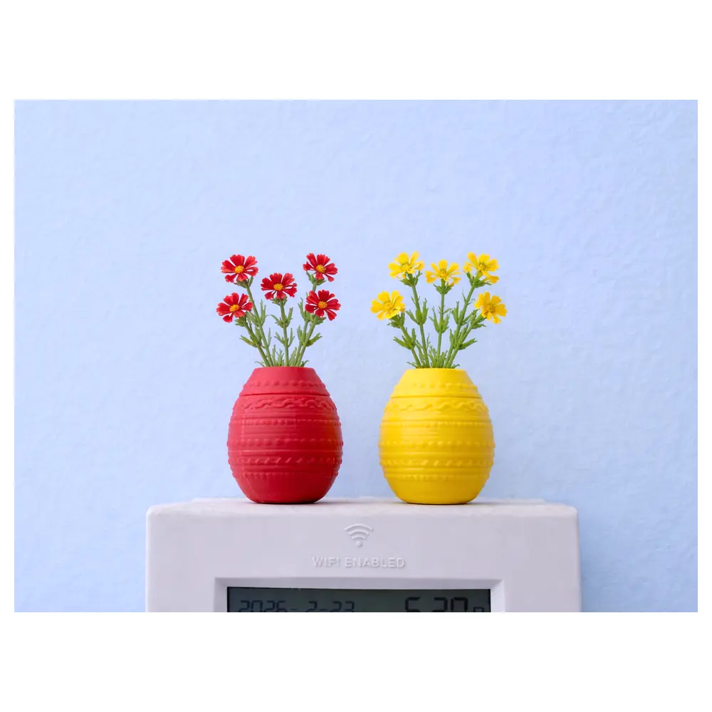 Easter Mini Vase Cute Decoration Easter Decor Festive Supplies Creative Vase Decorative Items Easter Egg Vase Easter Decorations