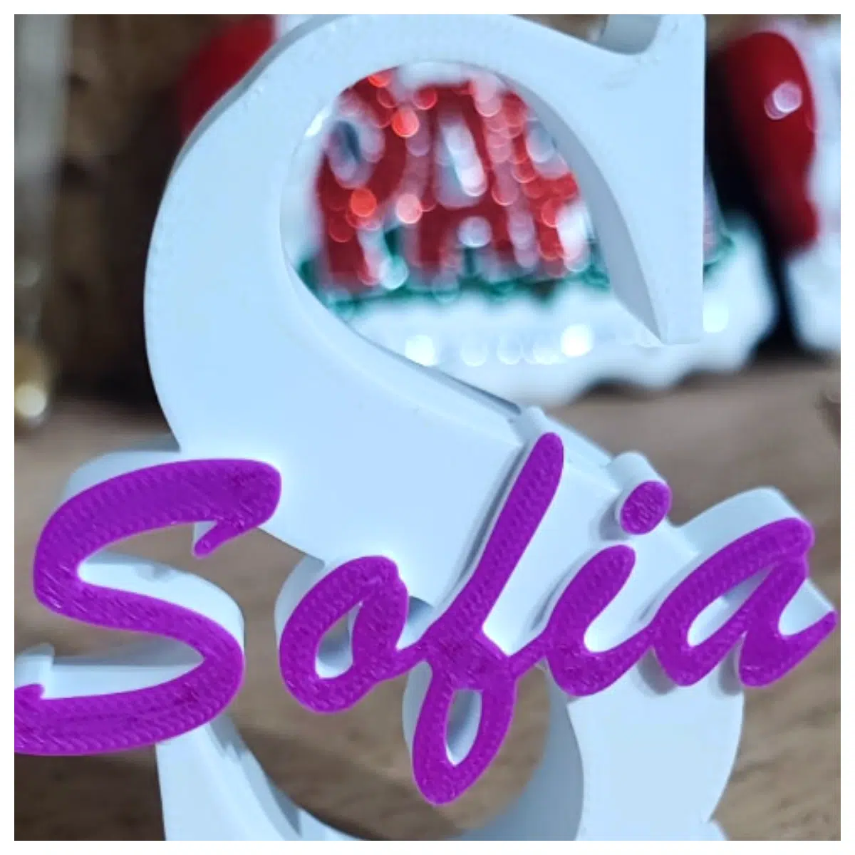 Sofia Name Letter Toy Girl Doll Accessories Role Play Costume Decoration Kids Birthday Gift Toy Parts