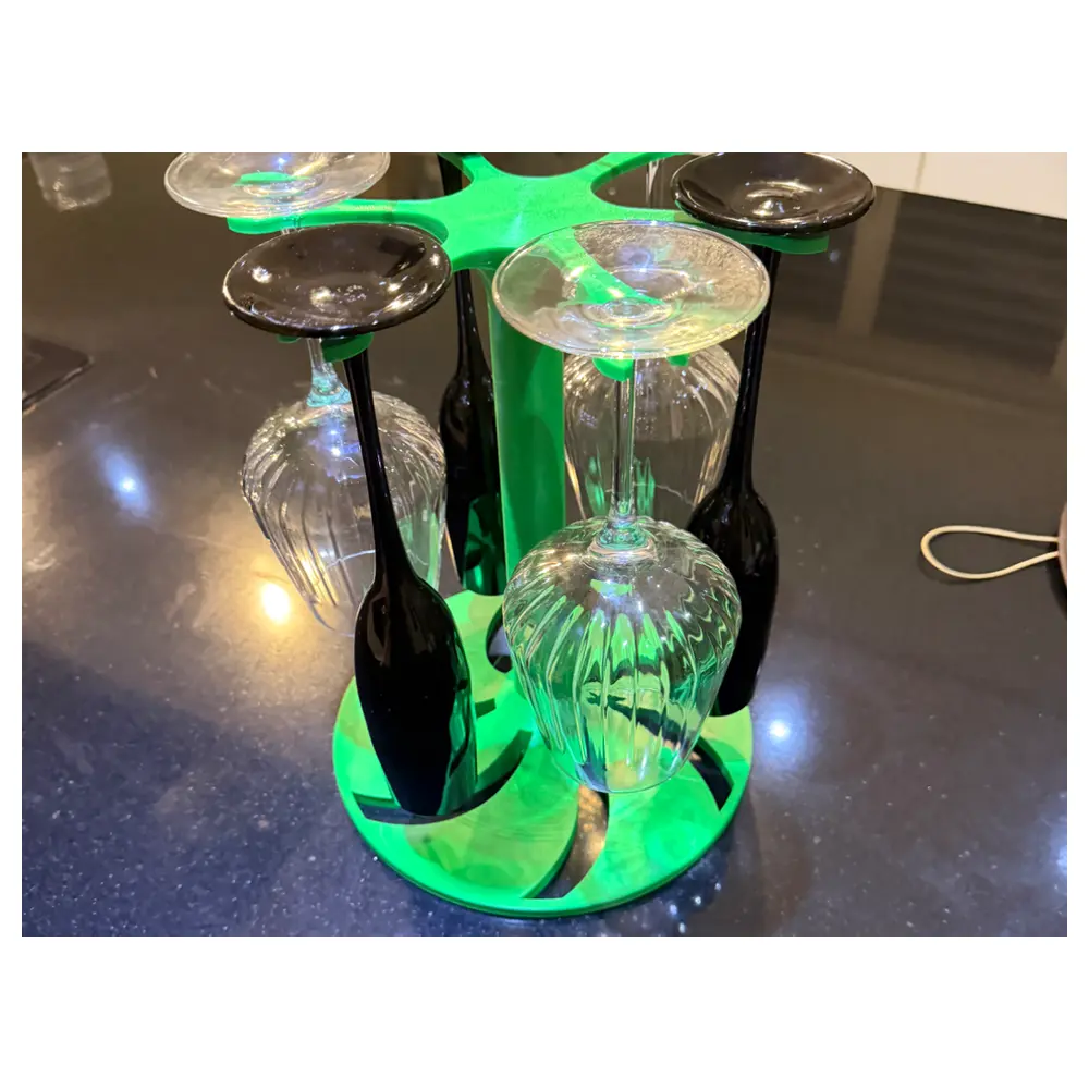 Champagne Flute Stand Elegant Display Glass Holder Decanter Wine Rack Cocktail Accessories