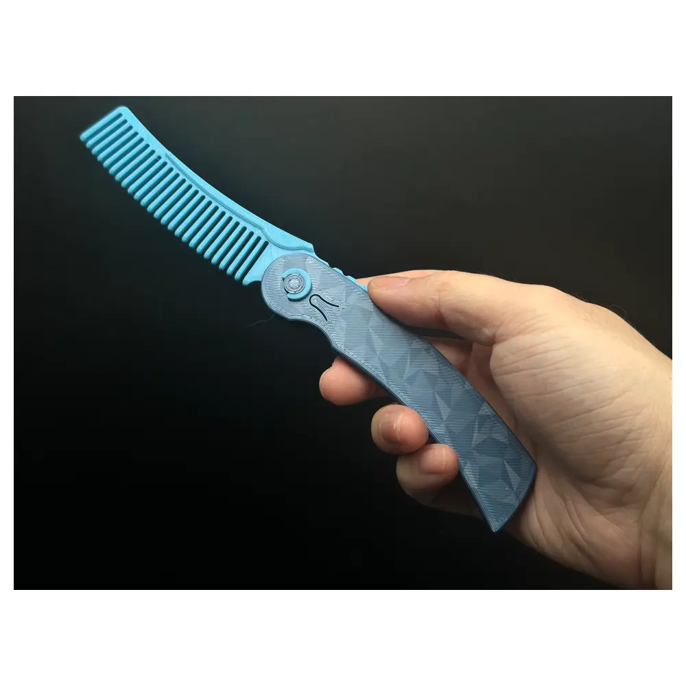 Hime Hair Style Folding Comb V2 Front Open Fast Release Comb Styling Hair Waves Hair Shaping Techniques