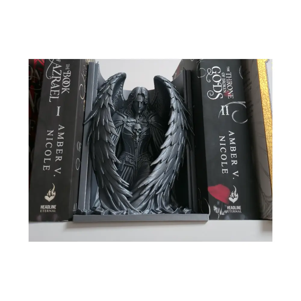 Fallen Angel Book Shelf Dark Fantasy Book Display Stand Book Storage Fantasy Books Dark Novels Collection Shelf