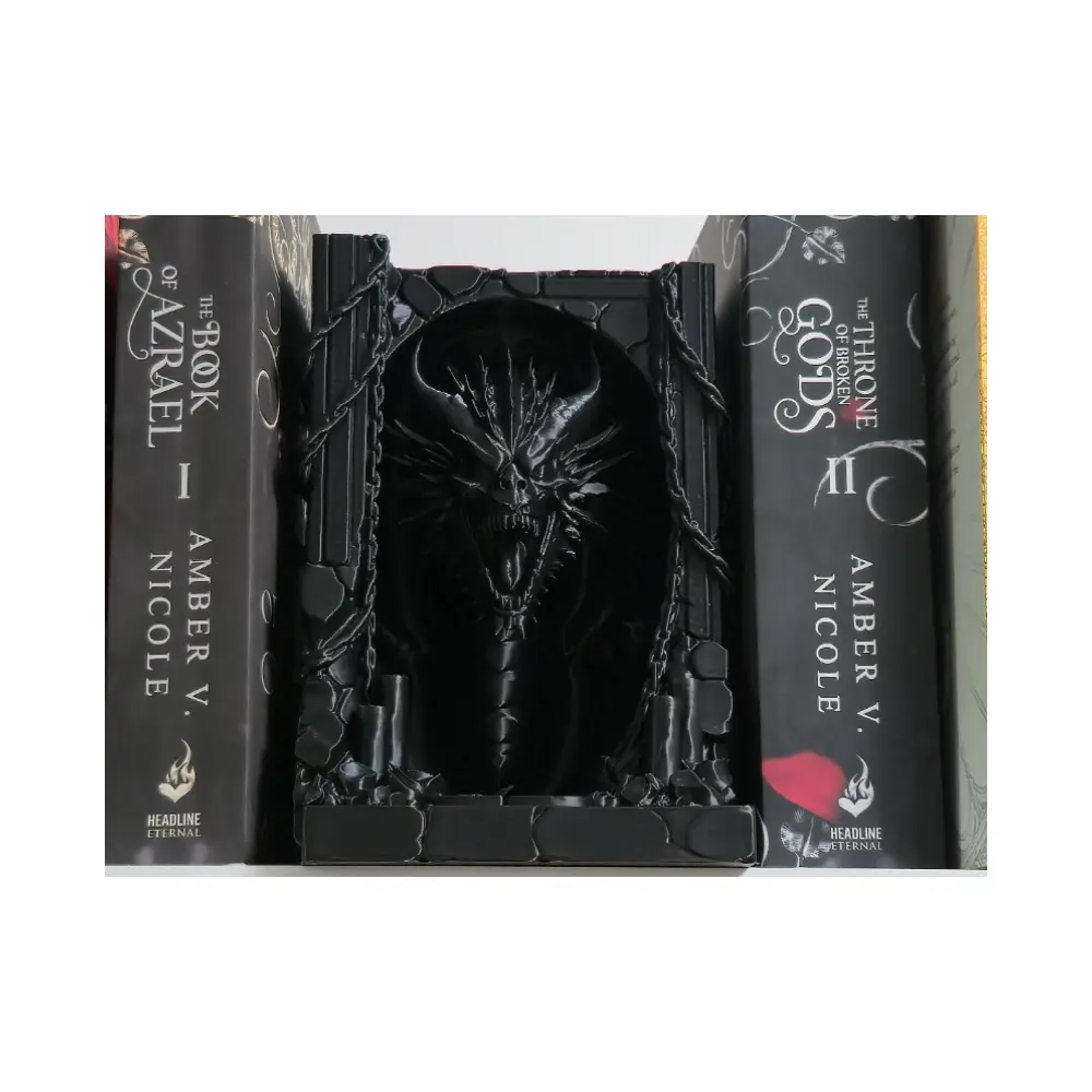 Gothic Dragon Bookshelf Dark Style Shelf Black Dragon Book Stand Multi Tiered Bookshelf Decorative Shelf Collection Shelf