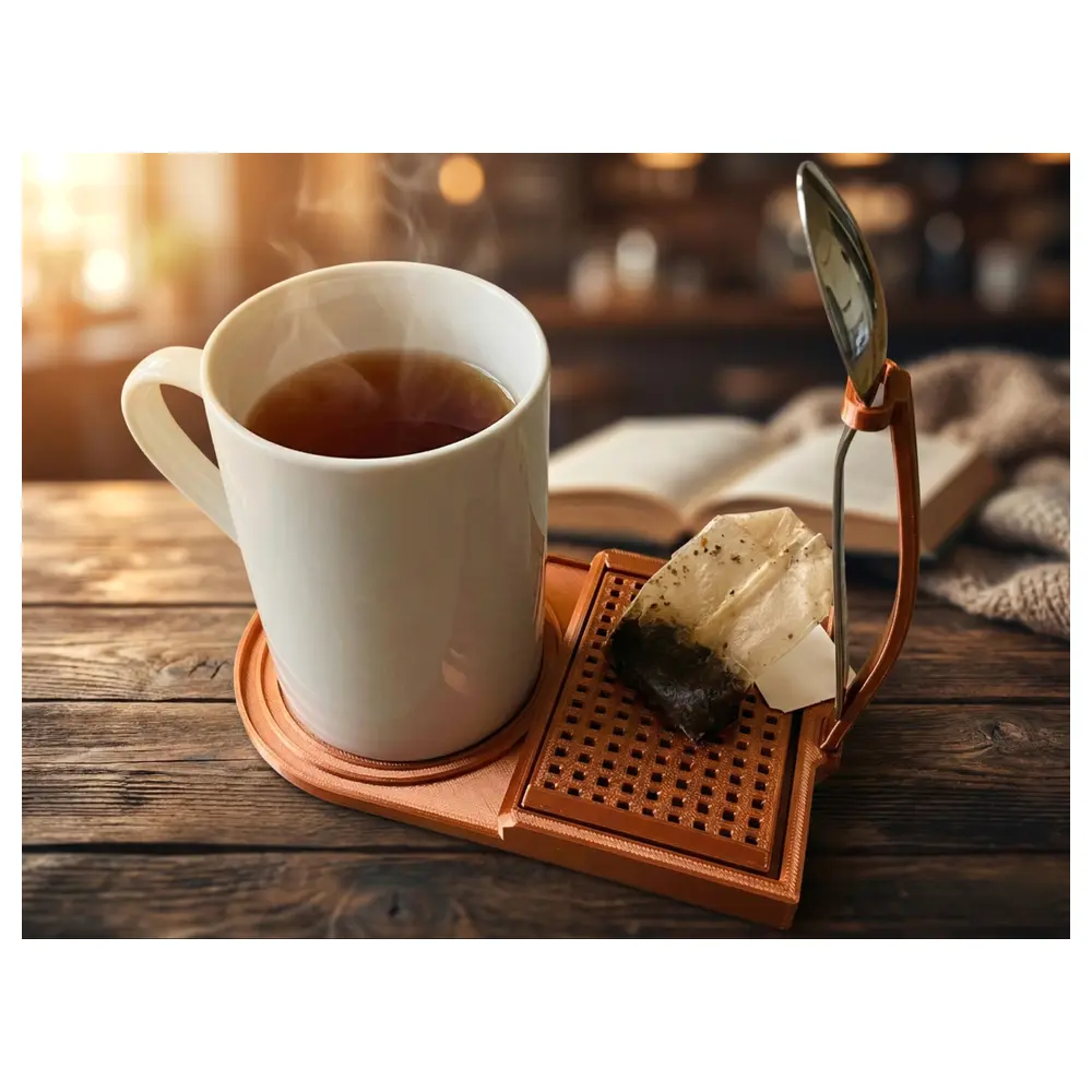 Tea Coasters Coffee Mats Tea Sachets Spoon Rest Mat Drink Coasters Tea Accessories