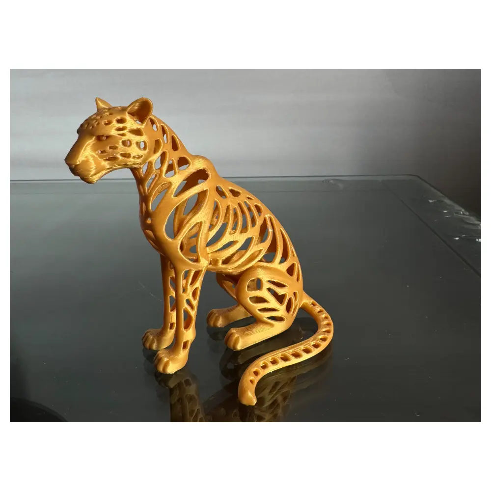 Laser Cut Money Tiger Art Sculpture Decorative Figurine Home Decor Art Collectibles Creative Gift Modern Design