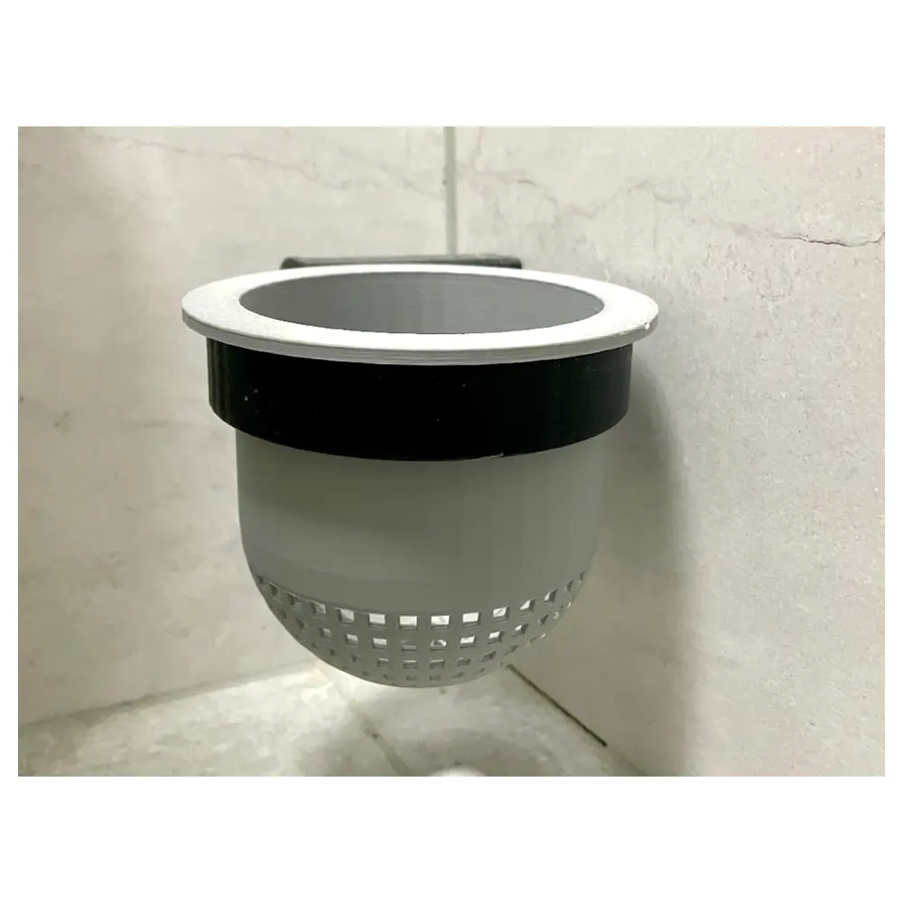 Toilet Brush Holder Ventilated Base Support Easy Cleaning Brush Stand Bathroom Accessories Multi Functional