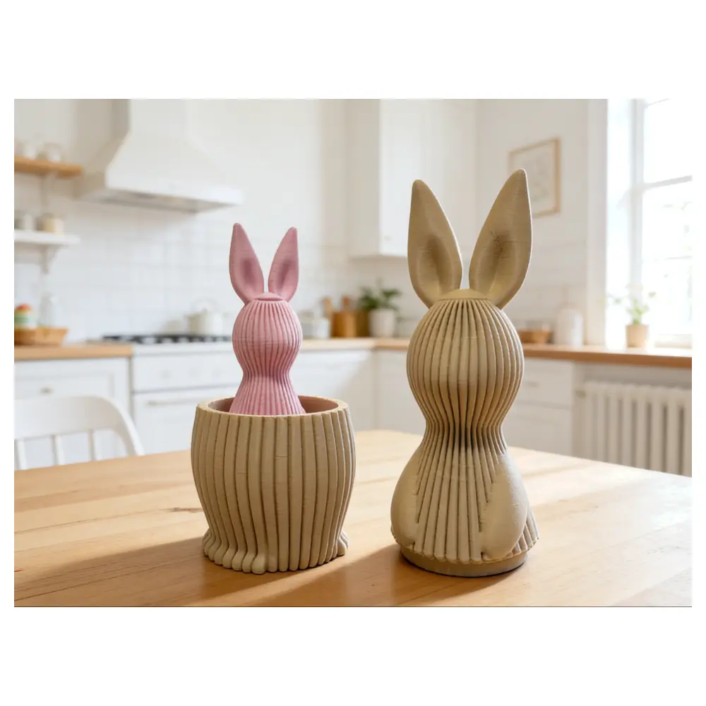 Easter Bunny Container Box Holiday Gift Packaging Shipping Carton Decoration