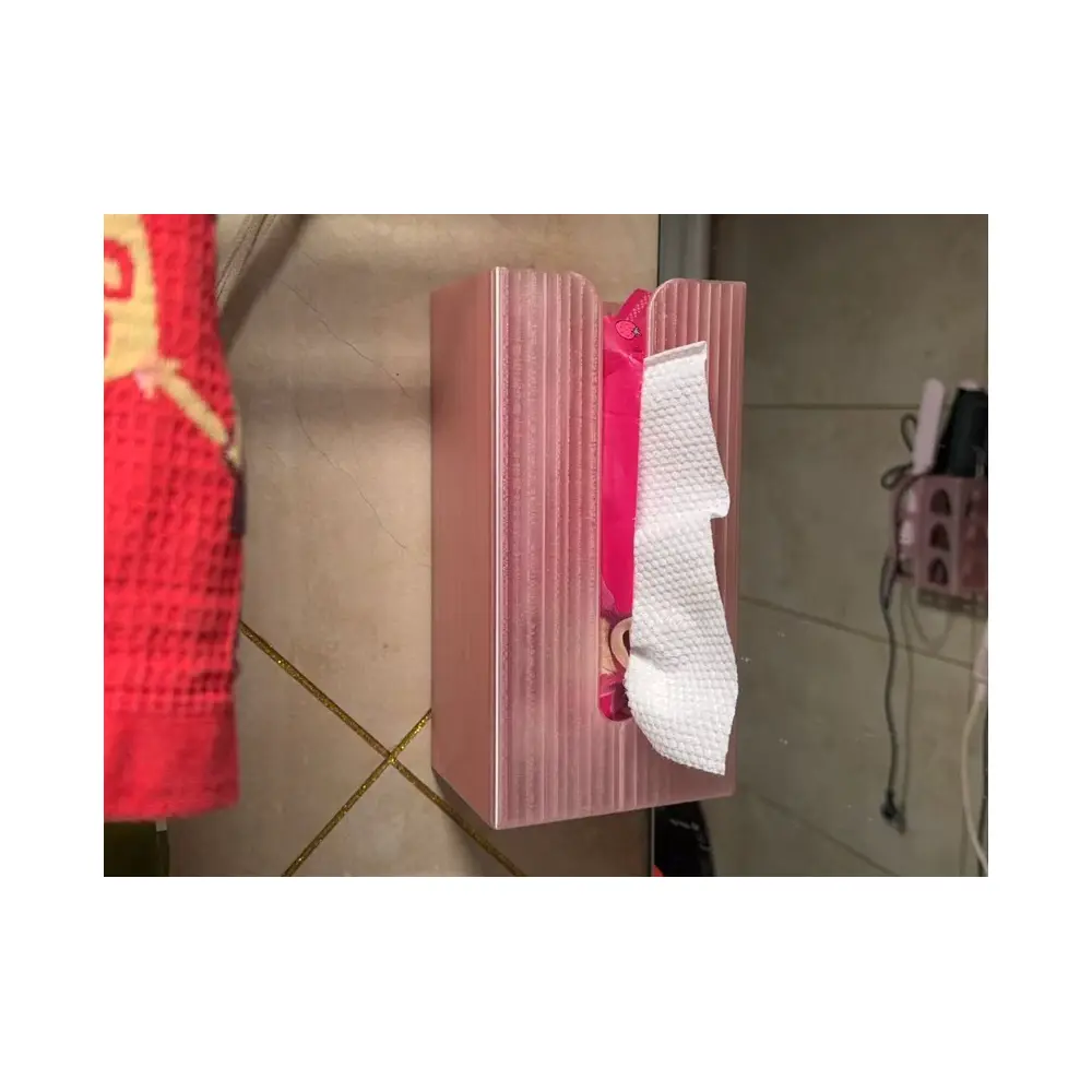 Minimalist Face Cloth Box Cleansing Tissue Organizer Storage Bath Holder Multi Compartment Box
