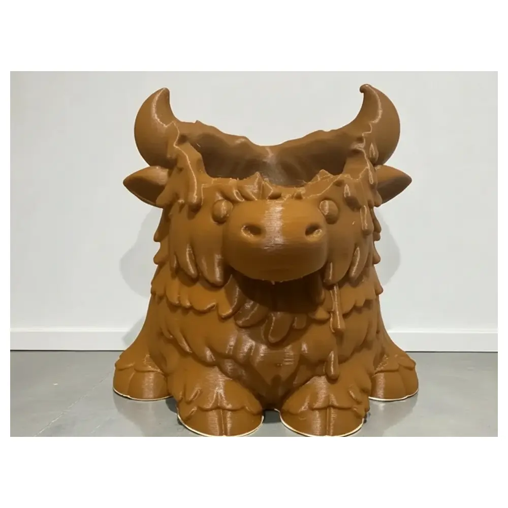 Chipped Highland Cow Tea Bite Marks Antique Repair Decorative Vintage Home Decor