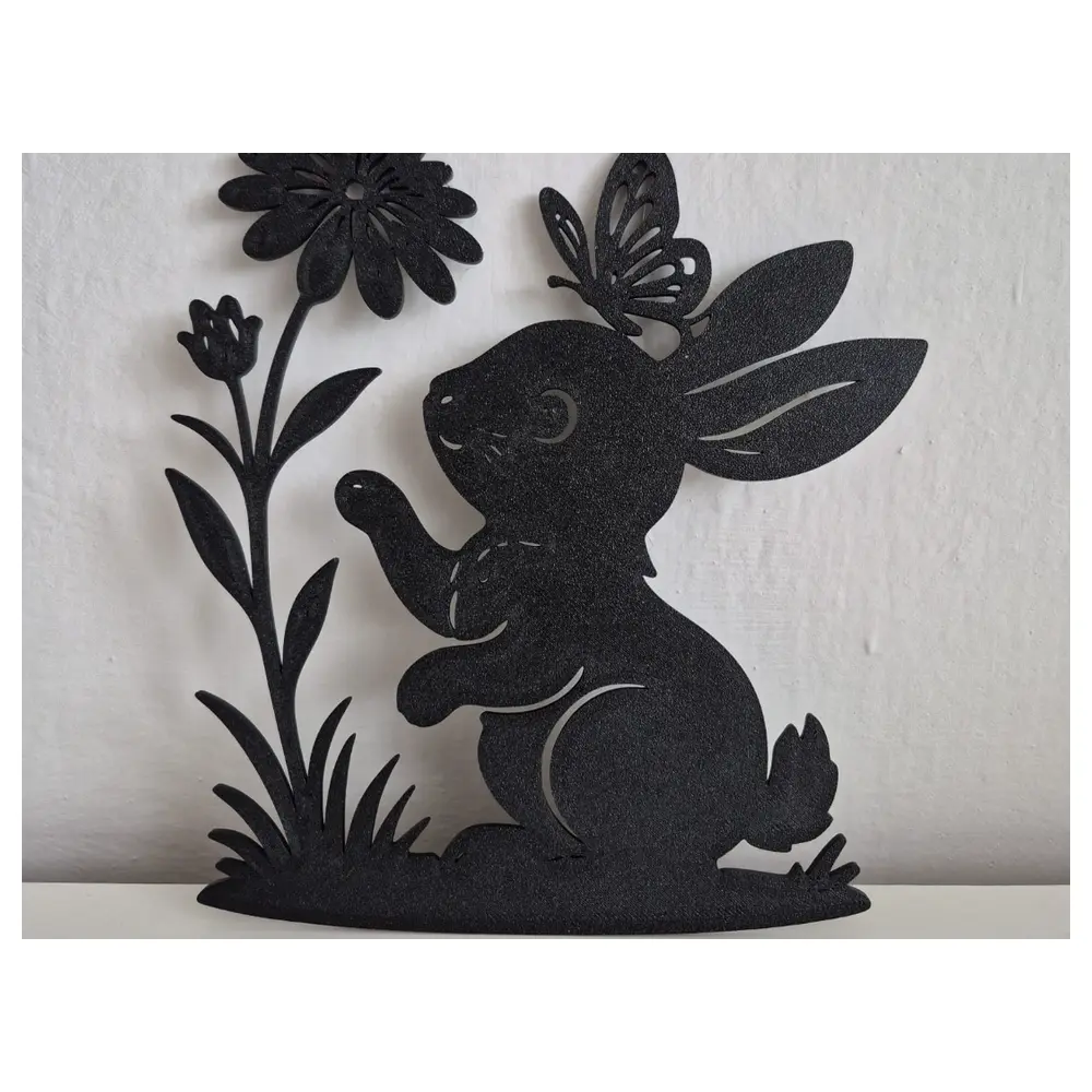 Spring Decor Rabbit Figurine Pet Decoration Rabbit Toy Indoor Decoration Rabbit Plush