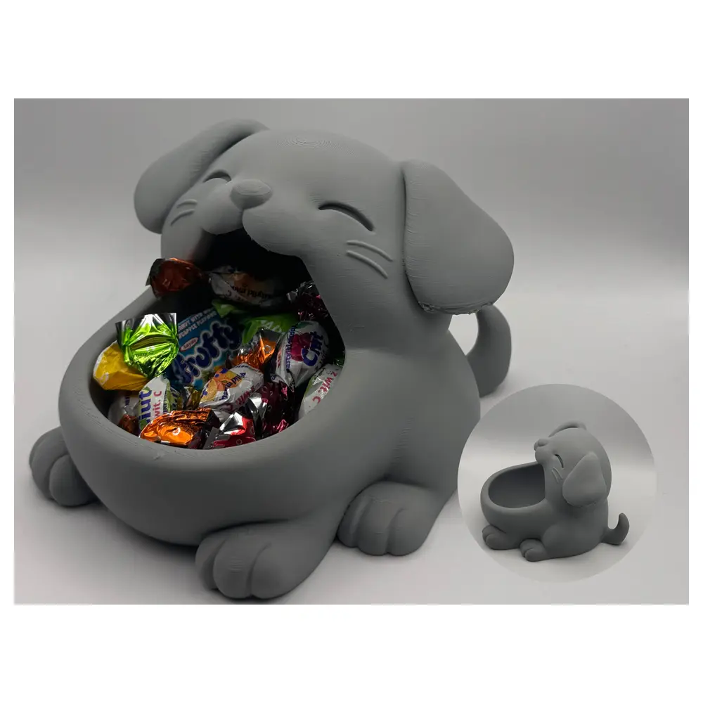 Coughing Dog Bowl Cute Small Dog Storage Pot Pet Bowl Dog Supplies Lazy Dog Cute Pet Storage