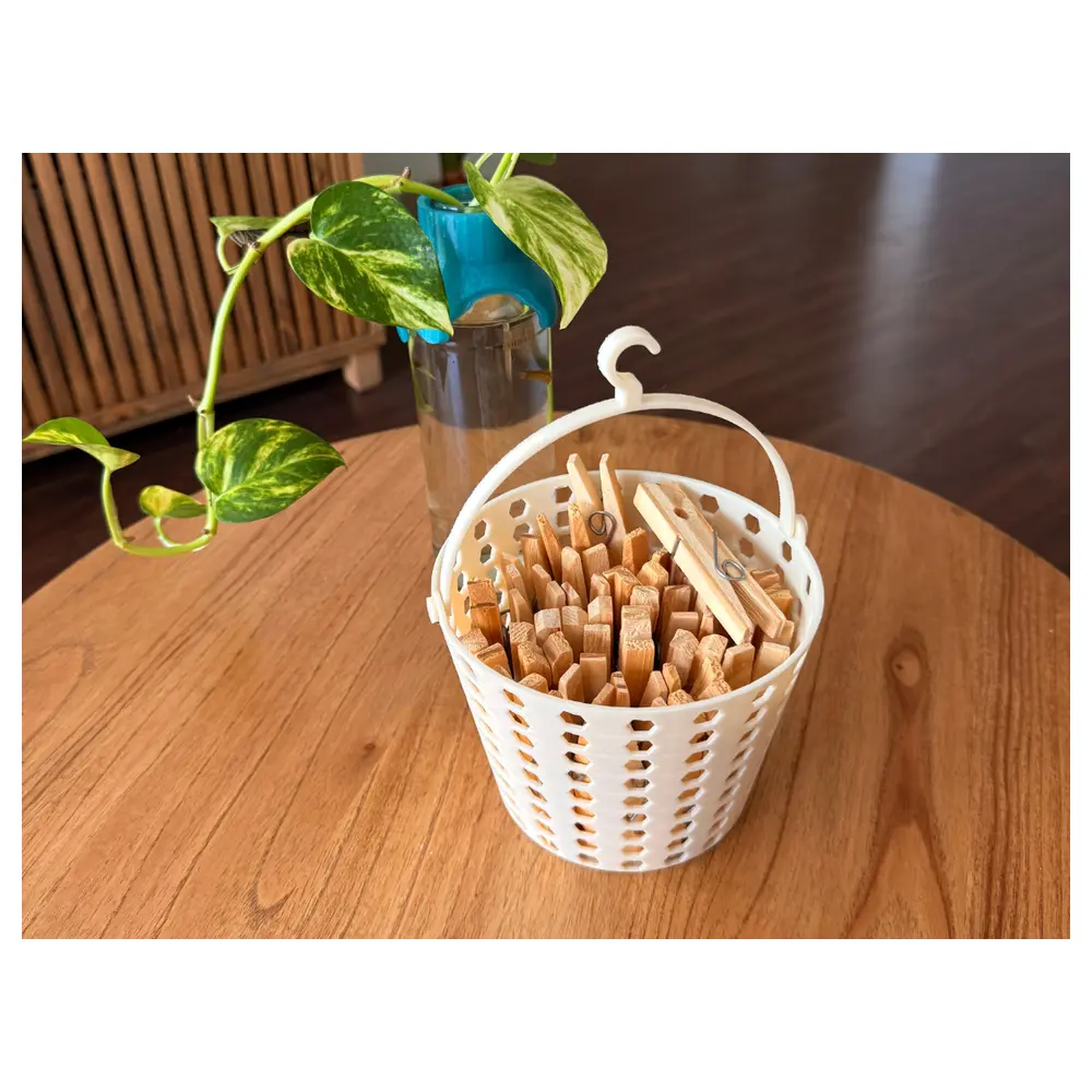 Clothing Storage Basket Organizer Hanging Basket Laundry Hamper Drying Basket Multi Purpose