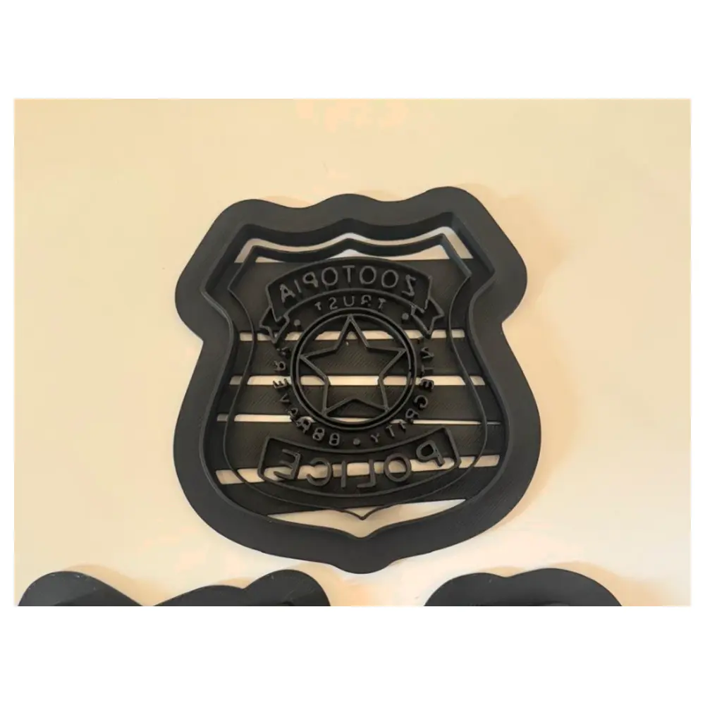 Police Badge Cookie Molds Cookie Cutter DIY Baking Cookie Making Molds Toy Baking Tools