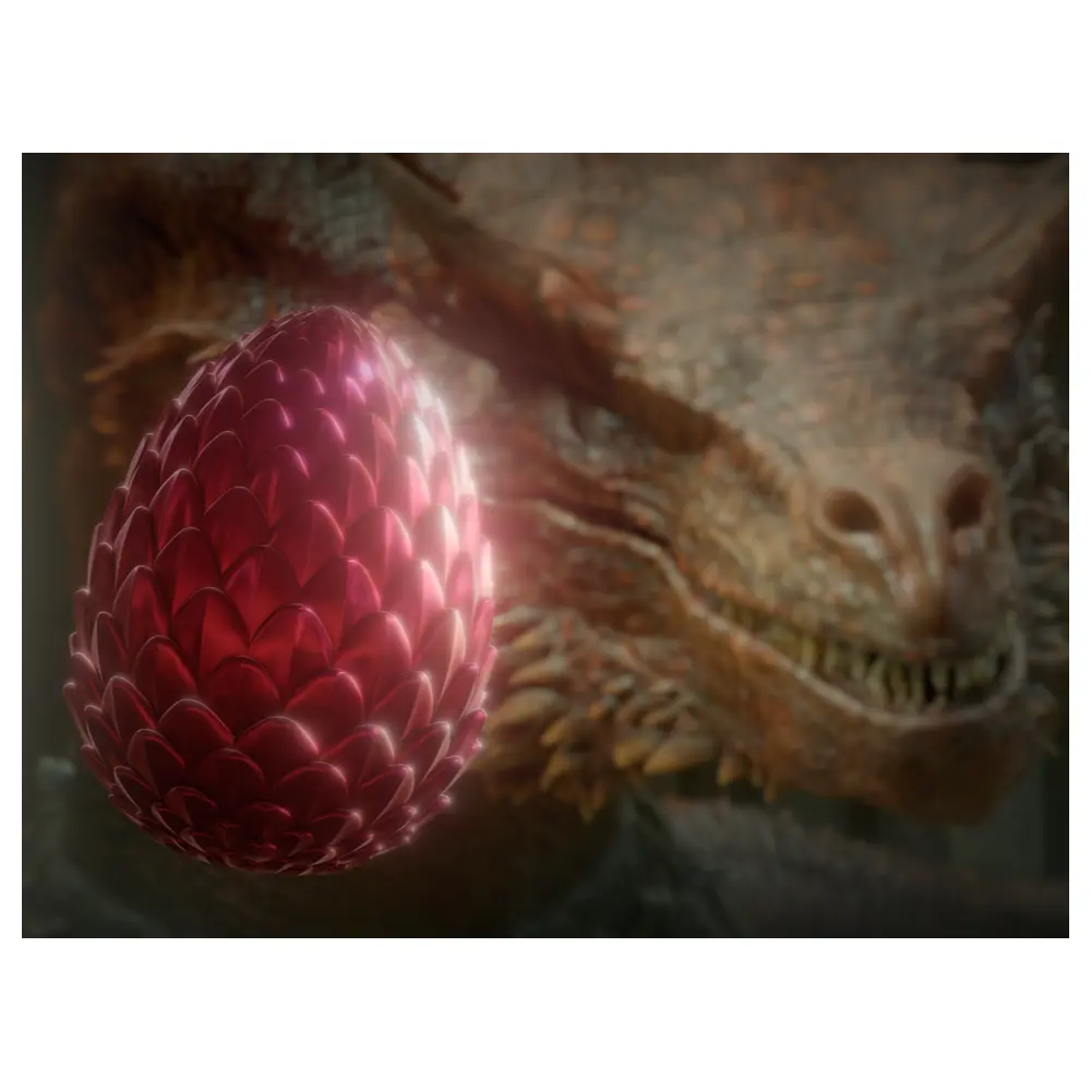 Resurrection Easter Dragon Eggs 2 Versions HQ Low Poly Toys Collectibles Decorations Surprise Gifts