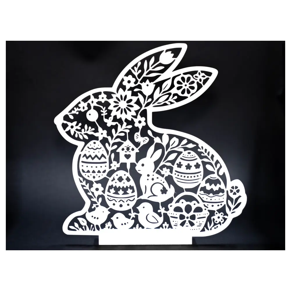 Easter Bunny Silhouette Decoration Easter Decor Silhouette Decorations Easter Supplies Spring Decor