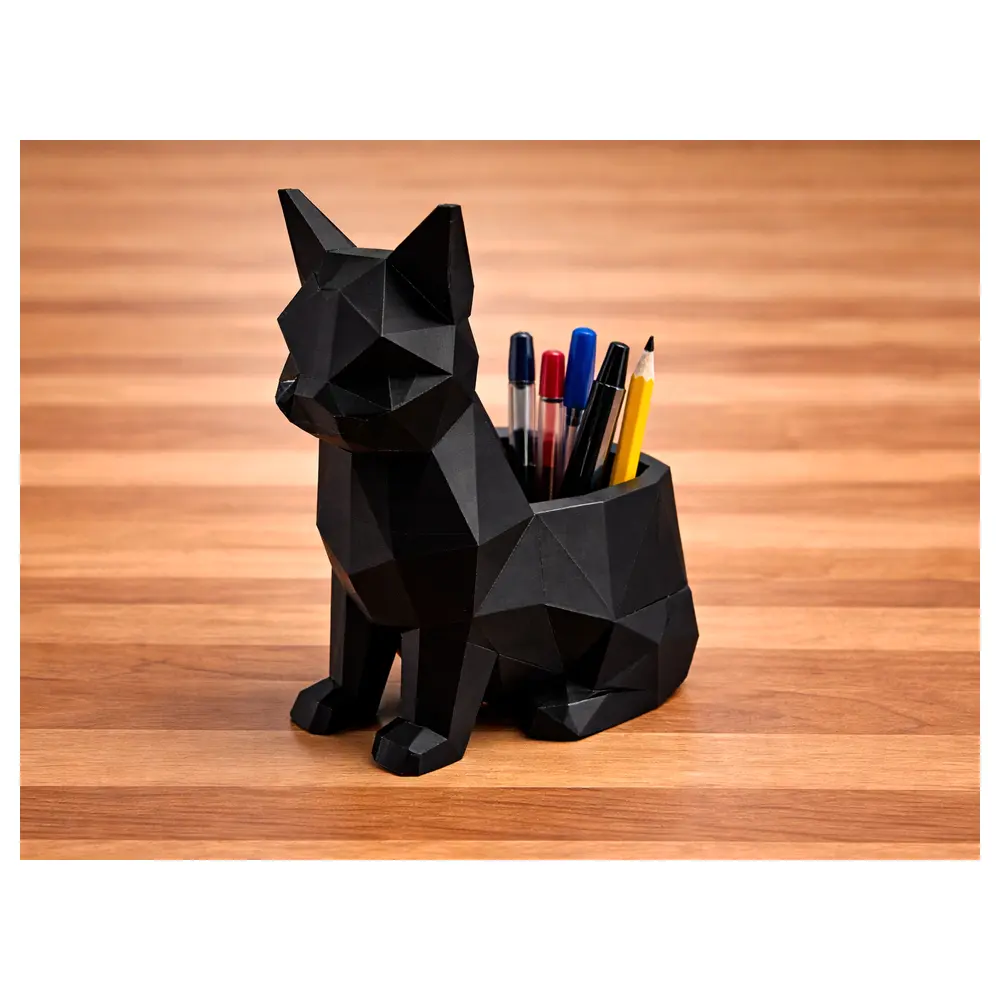 Cat Pencil Case Student Stationery Pencil Box Cute Creative Learning Supplies Multi functional