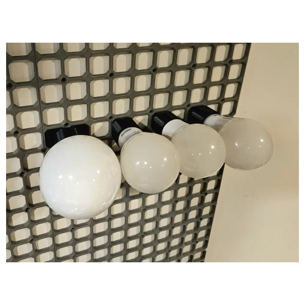 Spiral Bulb Organizer OpenGrid Compatible Bulb Storage Easy Lighting Accessories Energy Saving