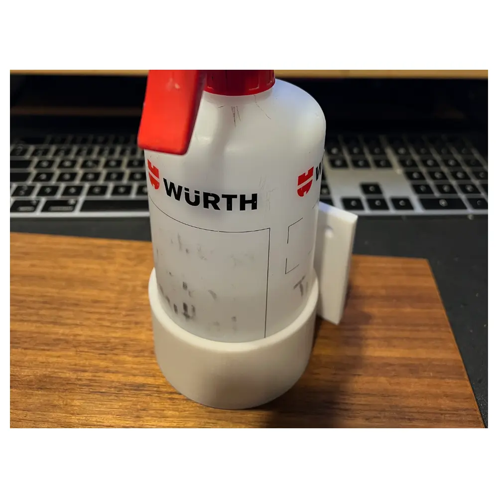 Wault Bottle Holder 75mm Wall Mount Nozzle Storage Car Hygiene Hanging Bottle Rack