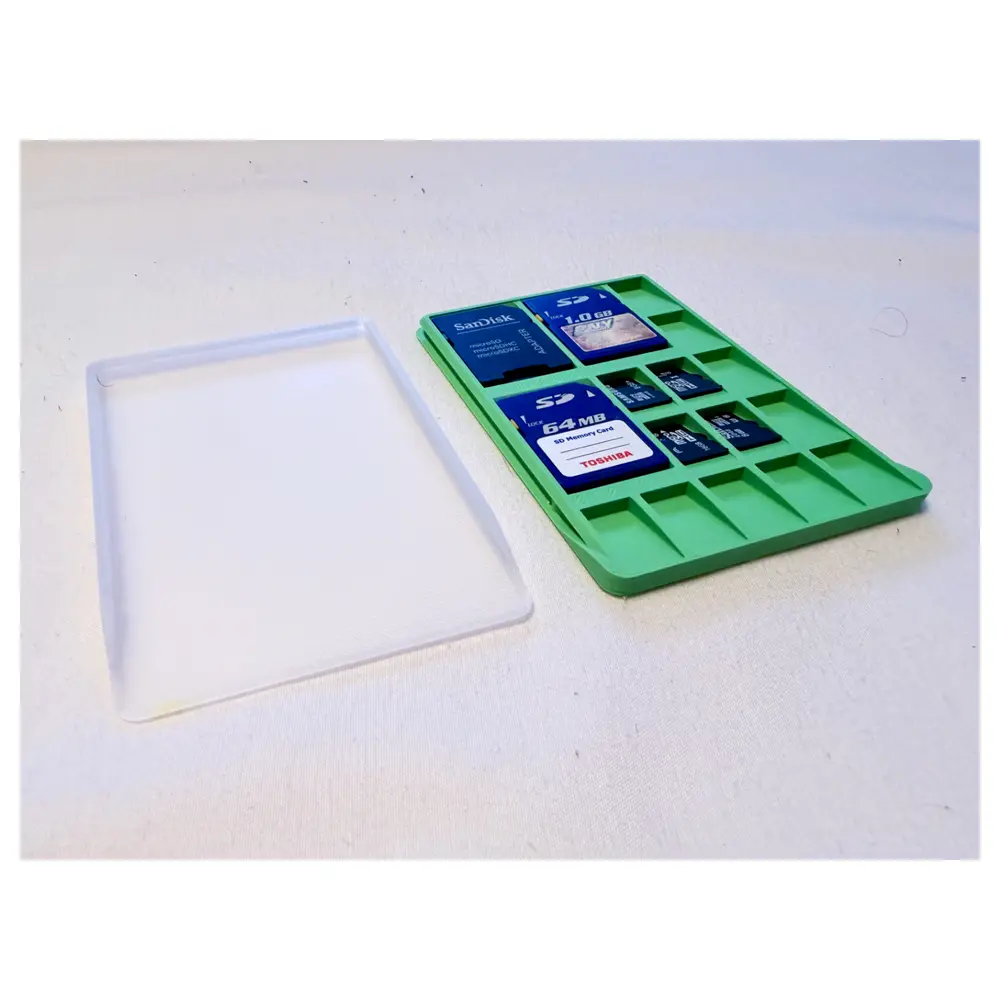 SD Card Organizer SSD Case Storage Box Holder Protector Mobile Accessories for SD Cards