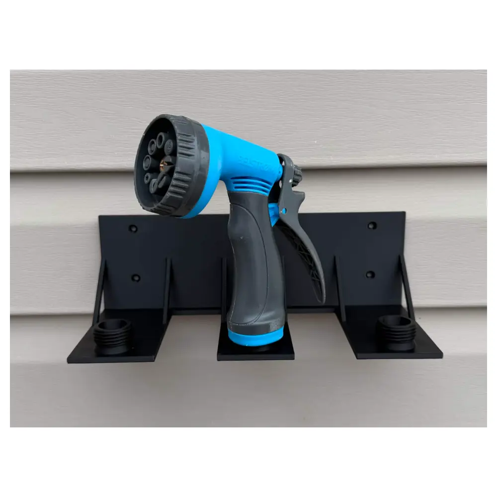 Wall Mounted Garden Hose Nozzle Organizer Hose Holder Nozzle Bracket Garden Accessories Multi Functional