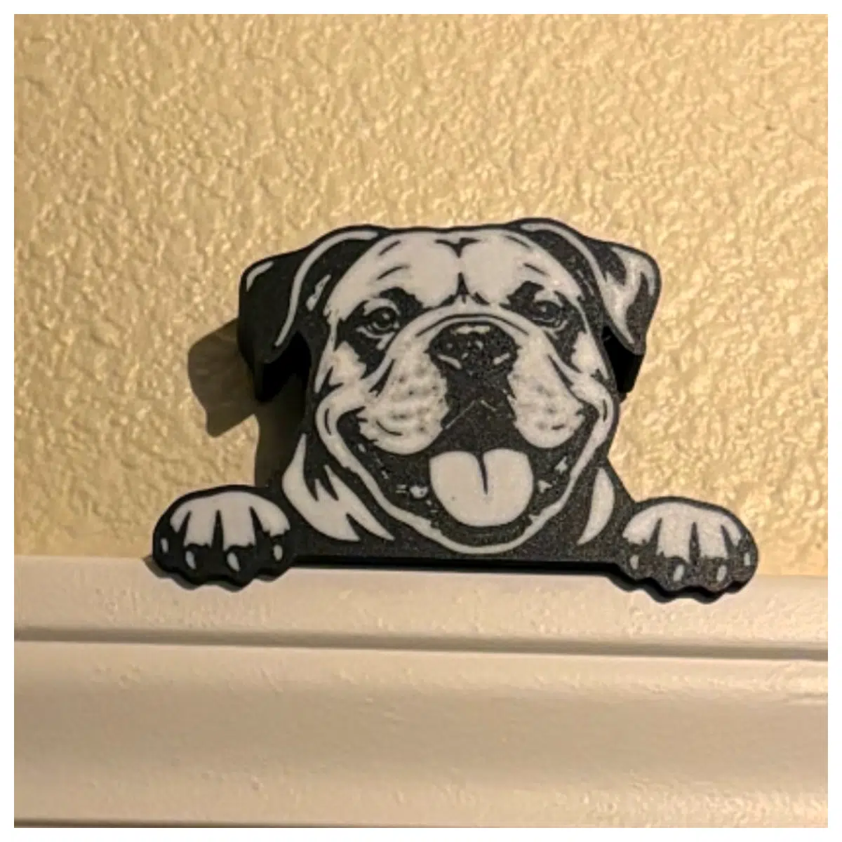English Bulldog Top Decor Pet Wall Art Dog Wall Hanging Interior Decor Wall Stickers Wall Finishes