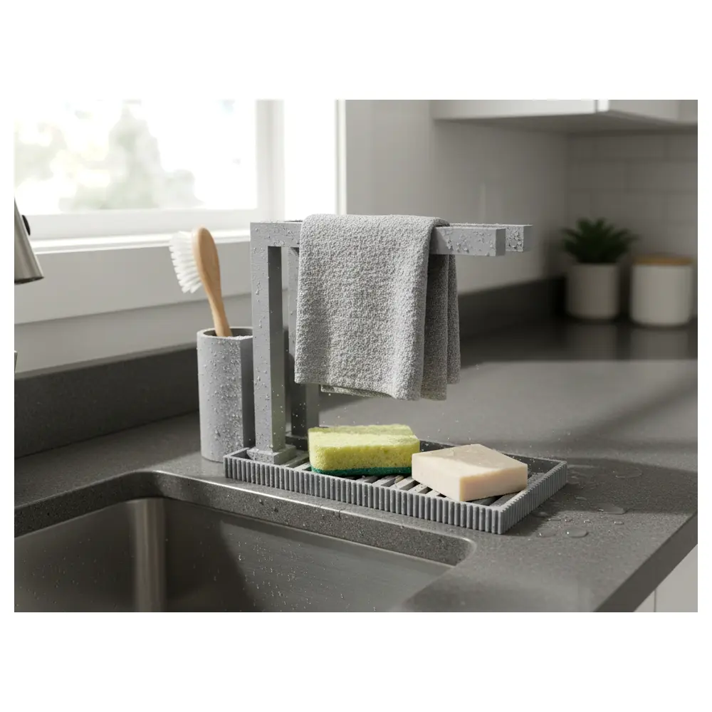 Aquarium Cleaner Organizer Brush Holder Storage Tray Accessories Cleaning Tools Tank Supplies