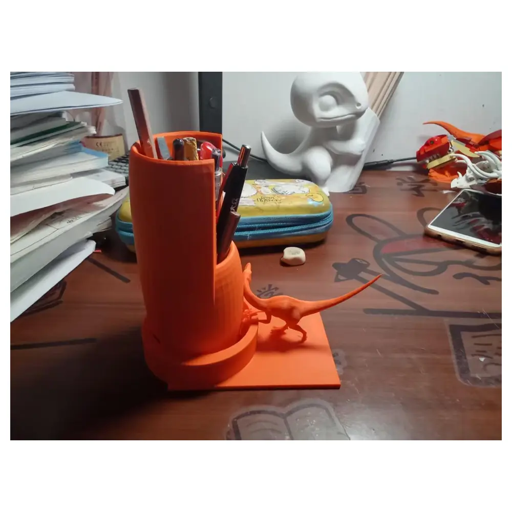 Dinosaur Pencil Holder Desk Decor Creative Gift Office Supplies Universal Dinosaur Collection Pen Rest