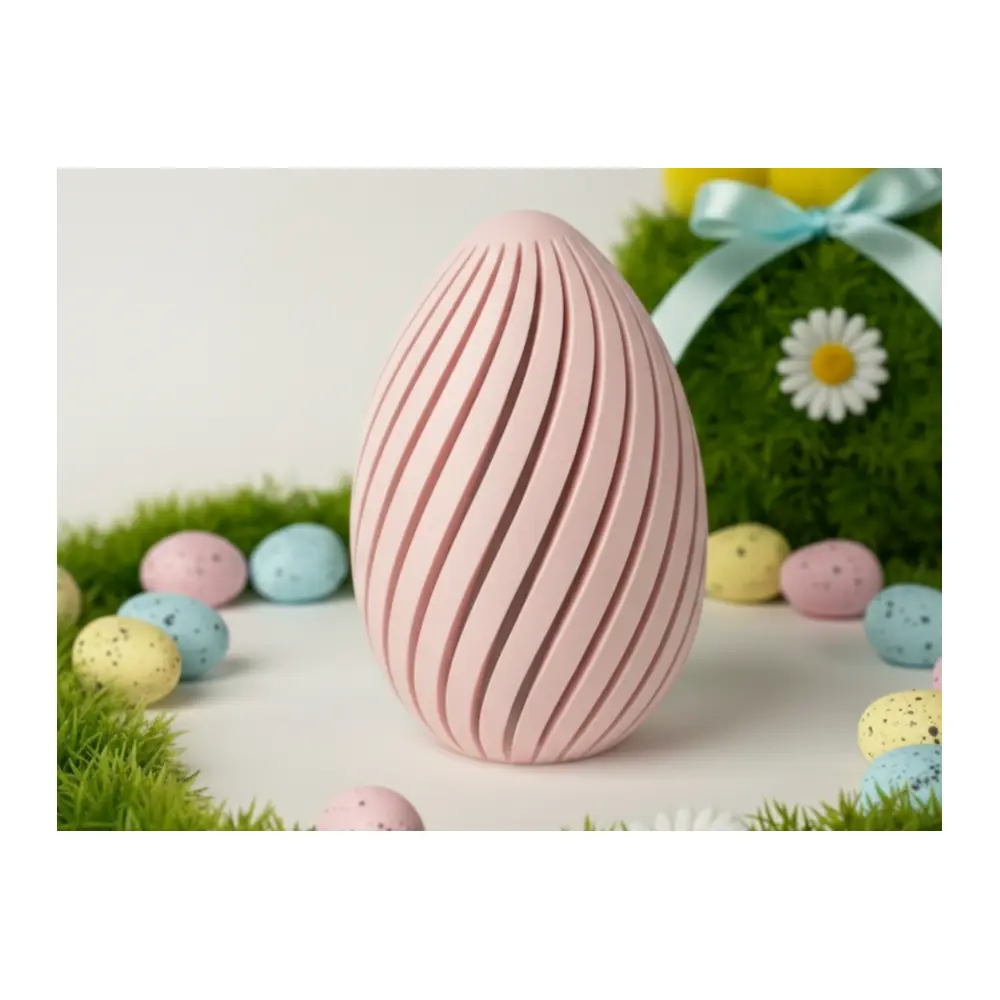 Spiral Easter Egg Lights Minimalist Spring Decor Festive Lights Easter Decoration Creative Lights Spring Decor