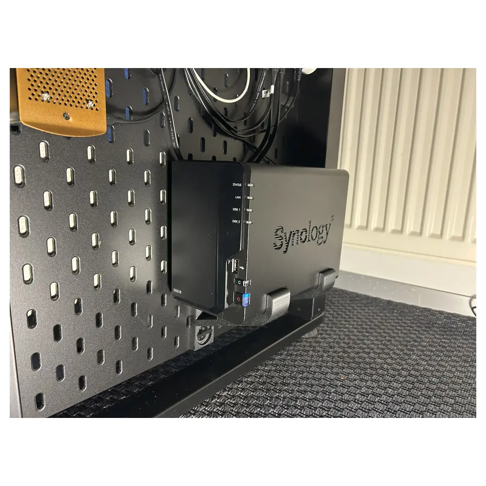 Hard Drive Rack Mount DS218 Support Bracket Stable Installation Storage Solution Multi Function Accessories