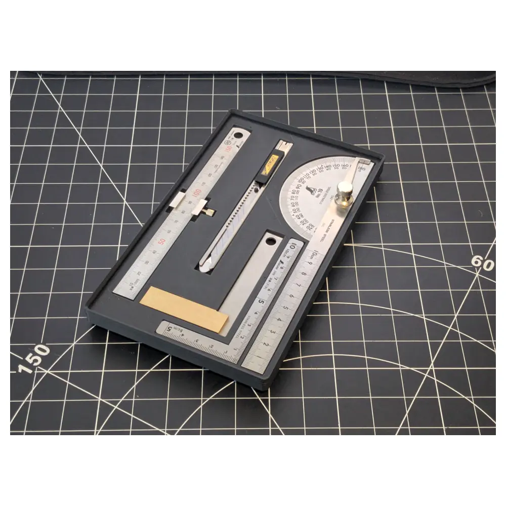 Gridfinity Measurement Tray Shinwa Olfa Measurement System Organization Tools Parts Repair