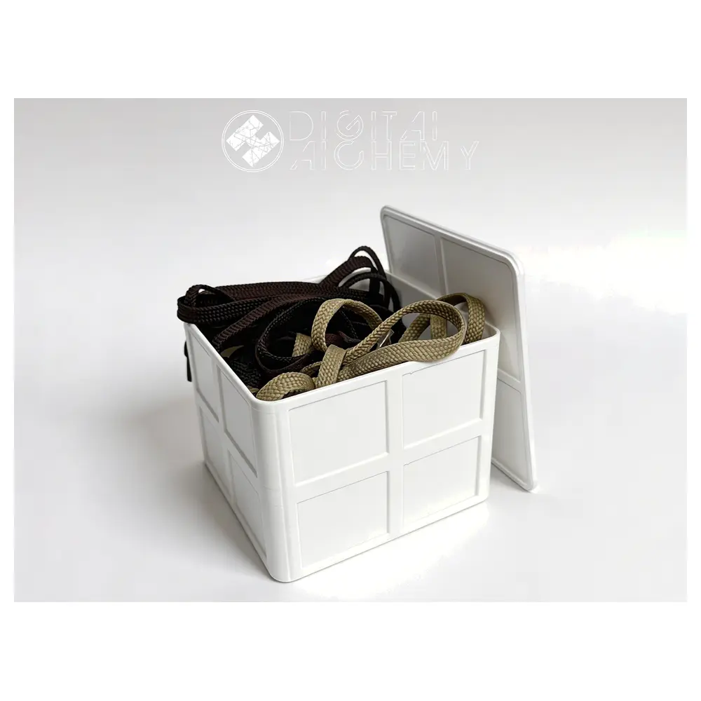 Square Storage Box Organizer Boxes Storage Containers Home Organization Multi Purpose Box Storage Solutions