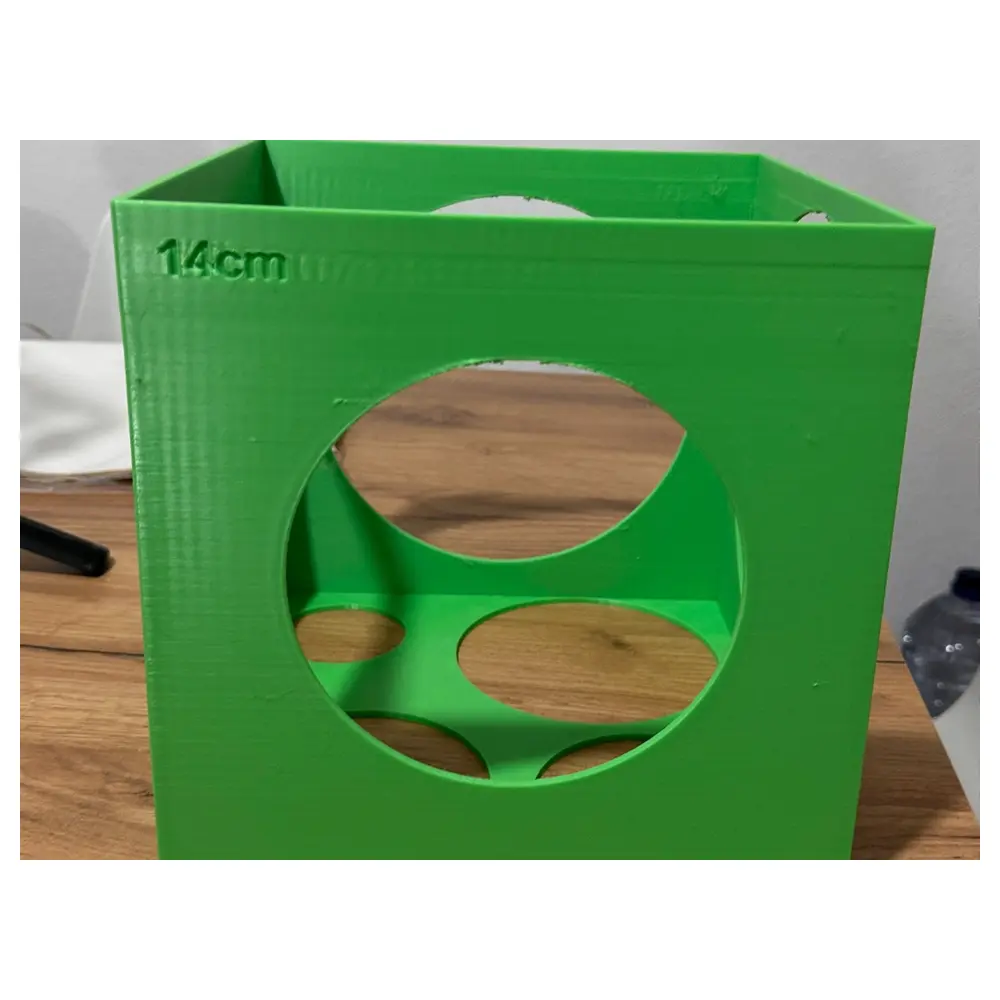 3D Printed Balloon Measurement Box Measurement Tool Template 3D Printing Model Measurement Aid
