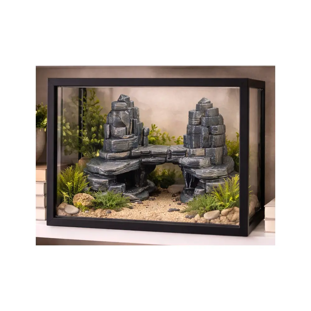 Double Spire Rock Bridge Canyon Arch Bridge Scenic Tourism Attractions Travel Guide Adventure