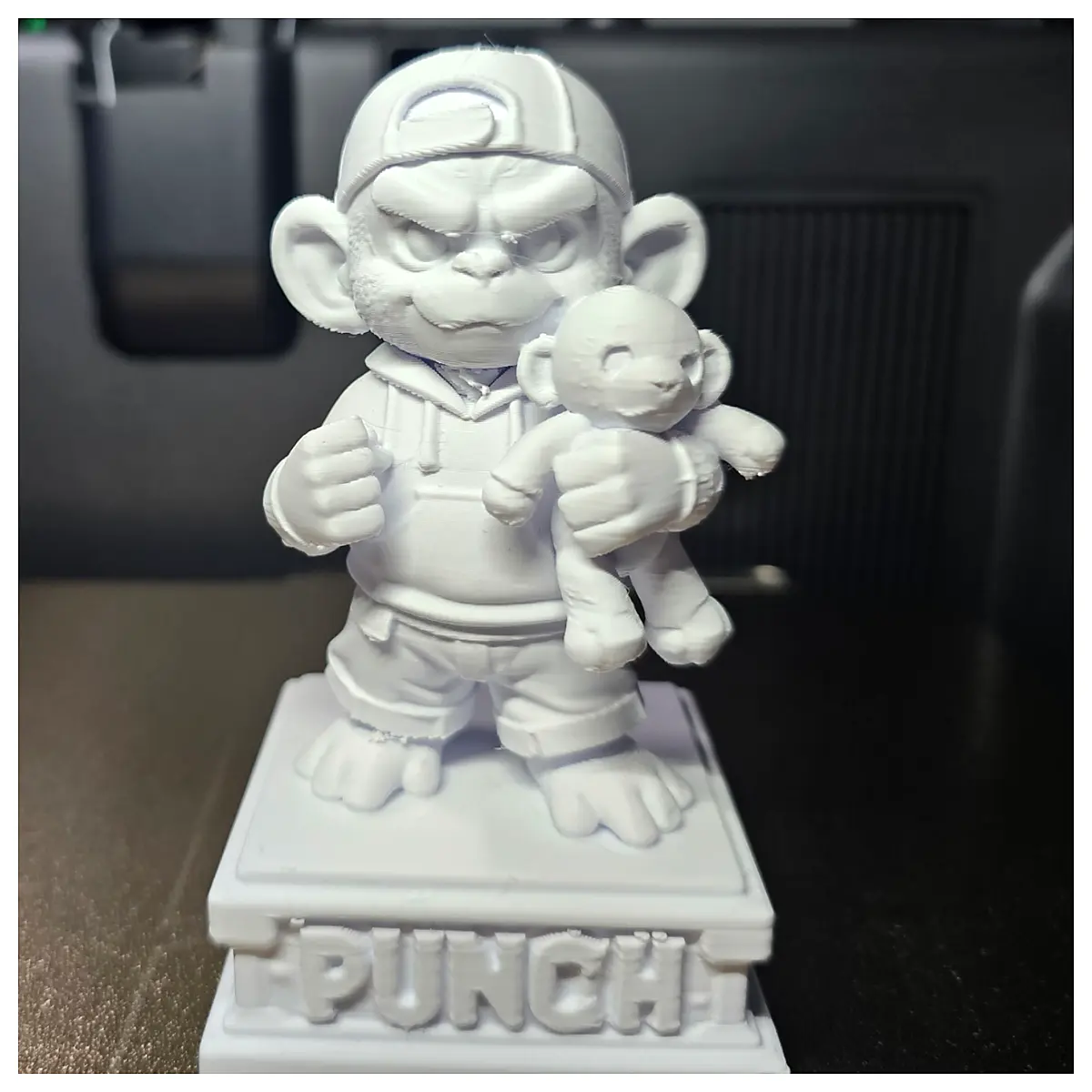 Monkey Statue Figurine Decoration Panku Toy Cute Creative Gift Placement Art Piece