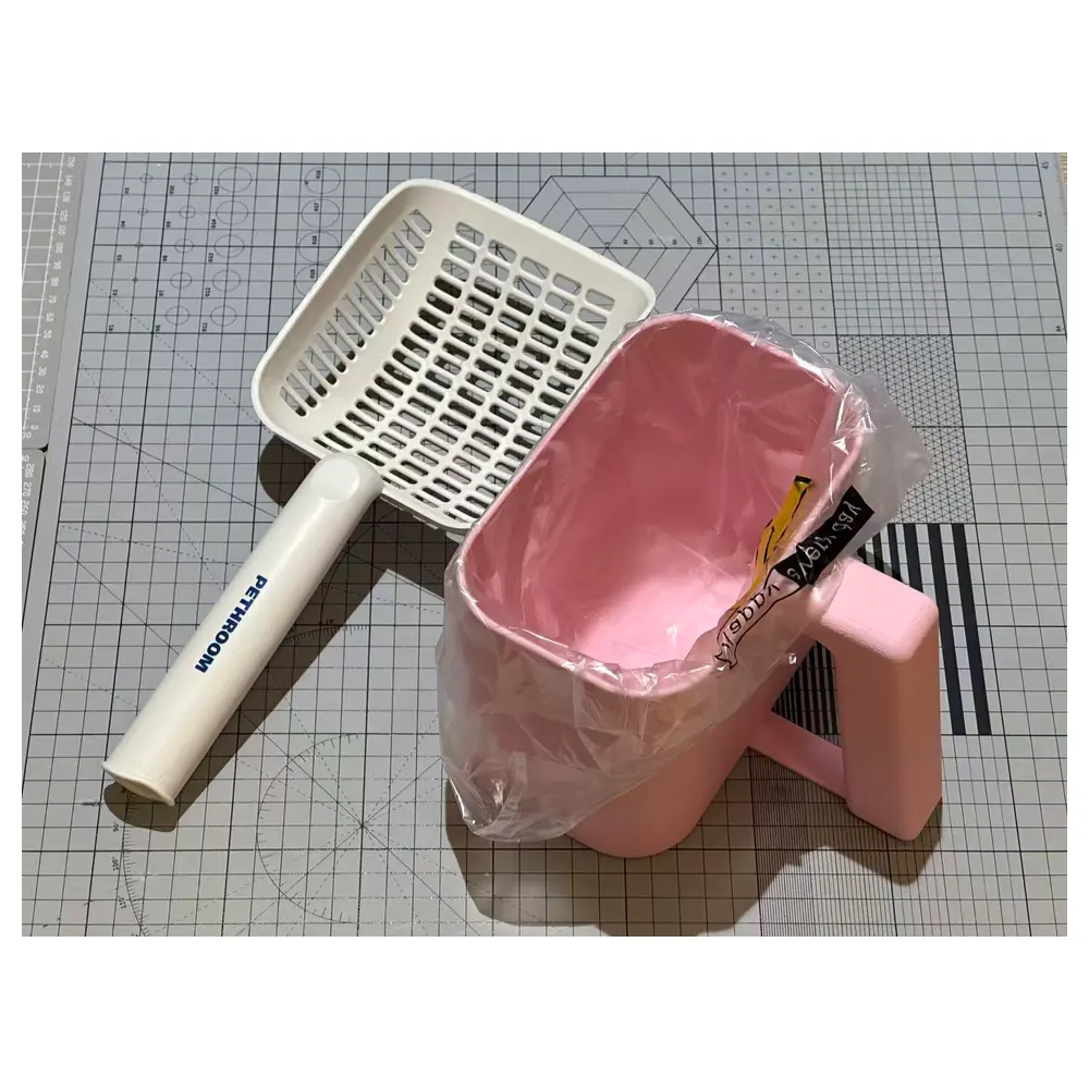 Cat Litter Box Auto Feeder Easy Scoop Convenient Simple Pet Supplies Litter Box Quick Cleanup