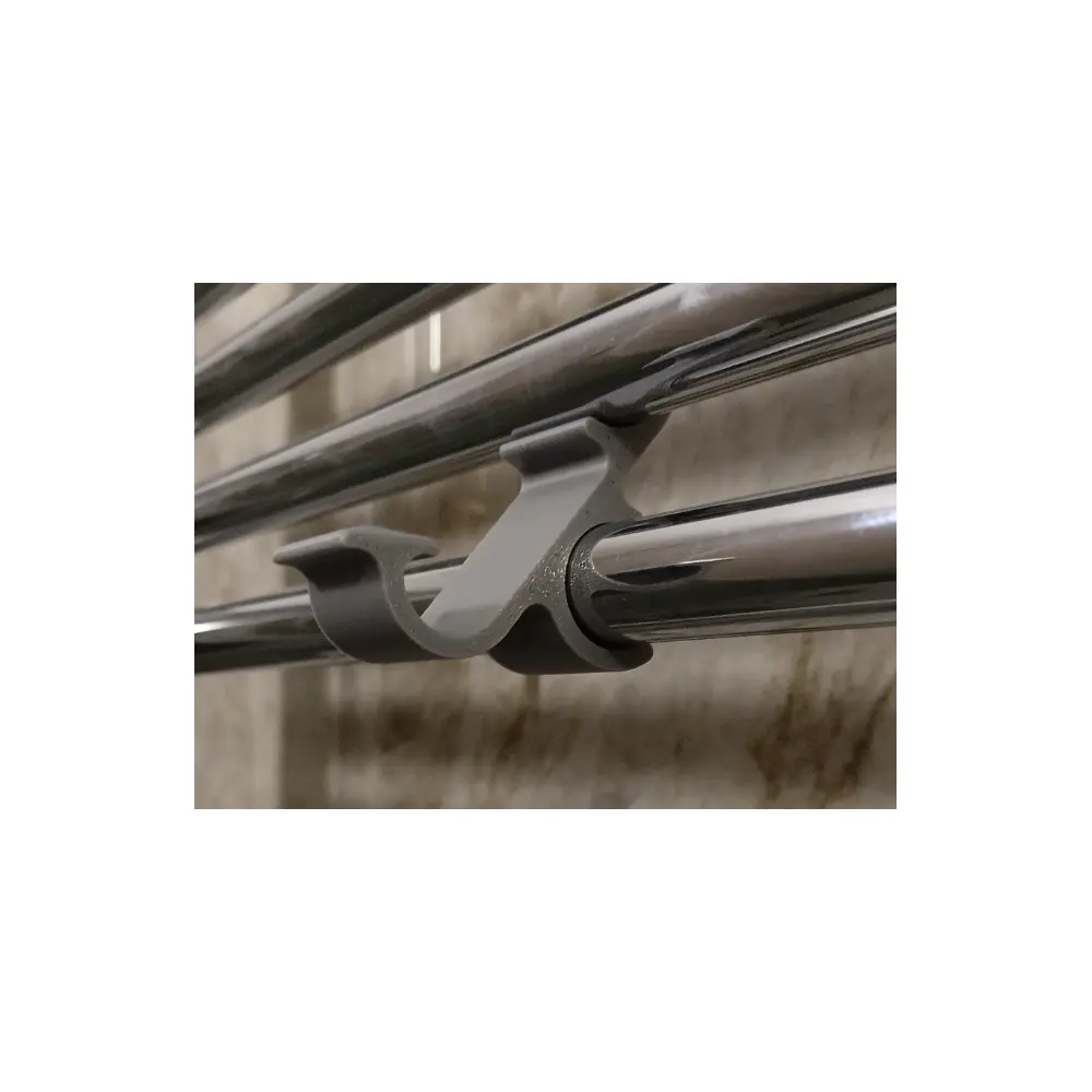 Towel Rack Hooks Wall Mount Bathroom Shelf Holder Hooks Accessories 165mm