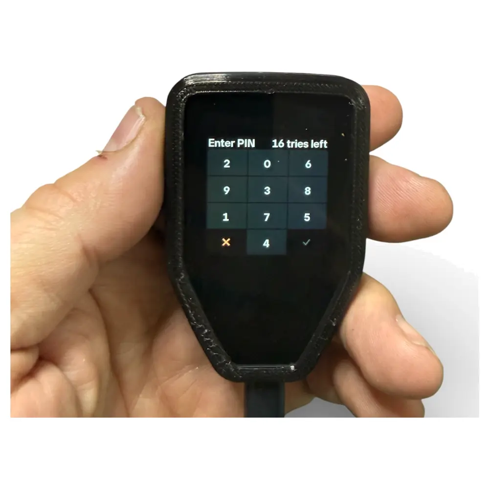Trezor Safe 5 Crypto Wallet Case Compatible Protective Shell USB Hardware Wallet Protection