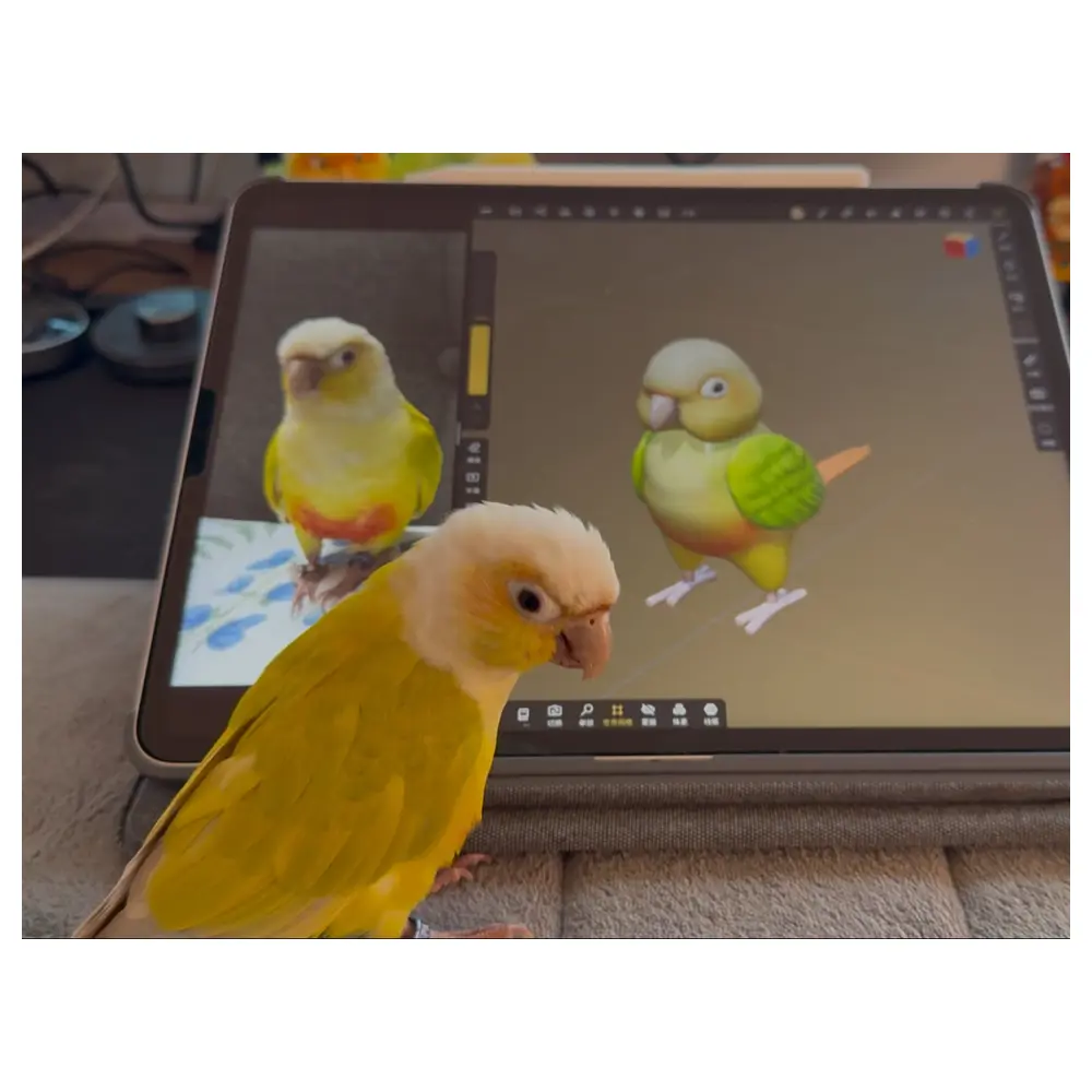 Golden Bean Little Sun Parrot Model Toy Bird Realistic Pet Bird Parts Repair Maintenance Bird Toys