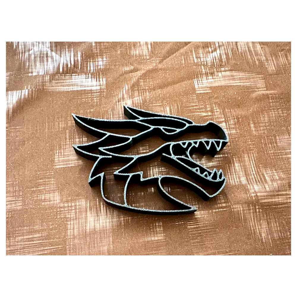 Dragon Head Sculpture Wall Decor Desk Art Ornament Shadow Figure Home Decoration Wall Artnaments
