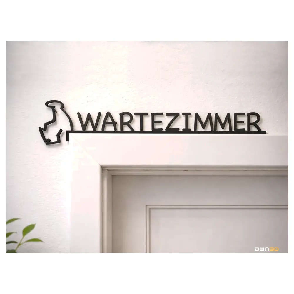 Waiting Room Wall Frame Signage Decor Panel Artwork Display Options