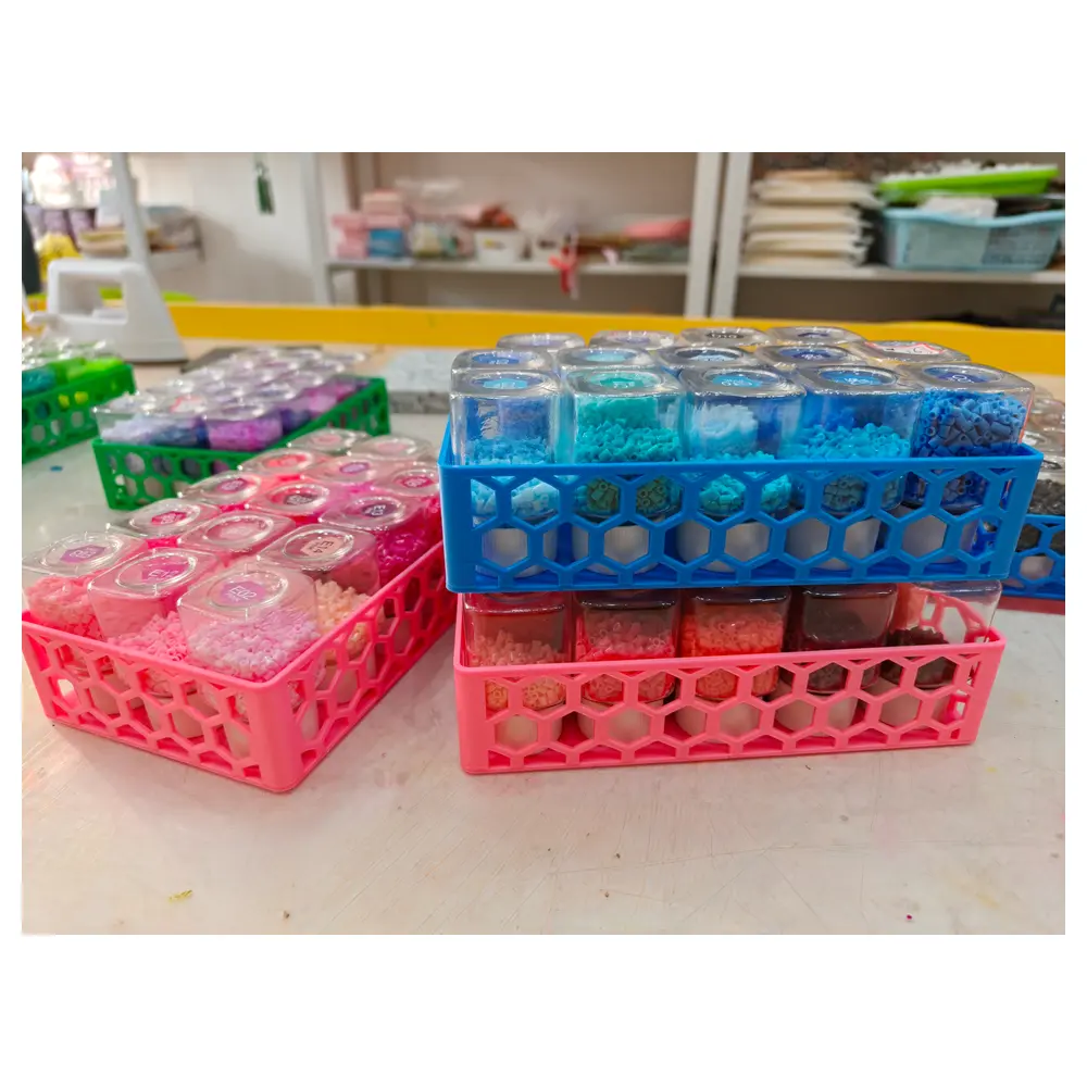 Honeycomb Storage Box Bean Sorting Box Puzzle Toy Accessories Popcorn Box Popcorn Organizer Bean Organizer