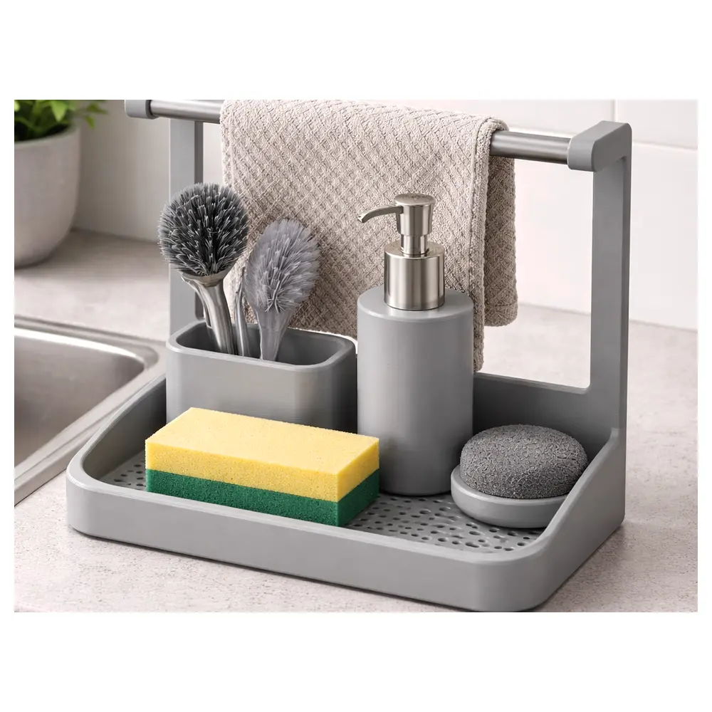 Kitchen Organizer Tool Modern Multi Functional Storage Container Home Cleaning Supplies Parts Accessories Repair